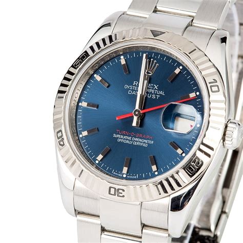 rolex datejust thunderbird blue|rolex turn o graph 36mm.